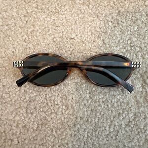 Miu Miu Tortoise Shell Regard Sunglasses